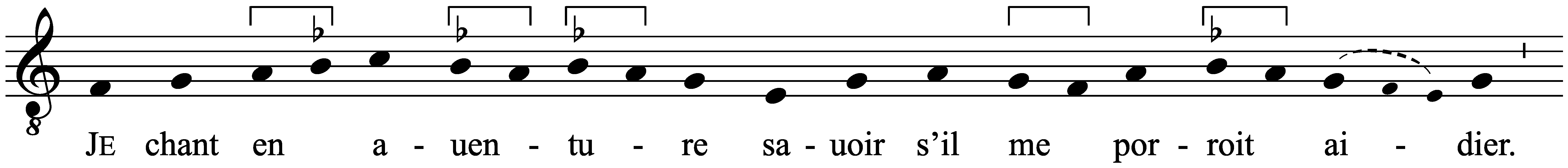 Work musical notation